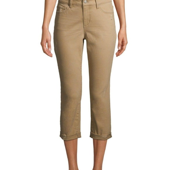 NWT Time and Tru Mid Rise Khaki Tan Brown - Picture 3 of 16